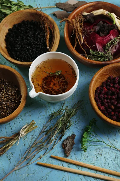 Chinese herbal medicine ingredients — Stock Photo, Image