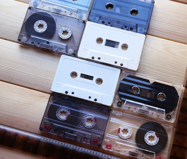 Retro audio-tapes — Stockfoto