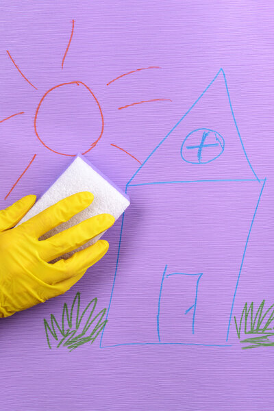 Рисунок в перчатках
