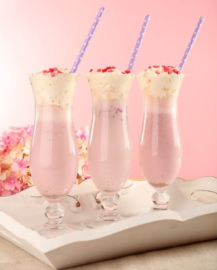 lezzetli milkshake tablo