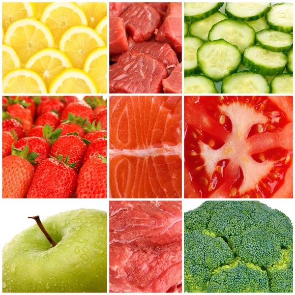 Recogida de alimentos frescos saludables —  Fotos de Stock