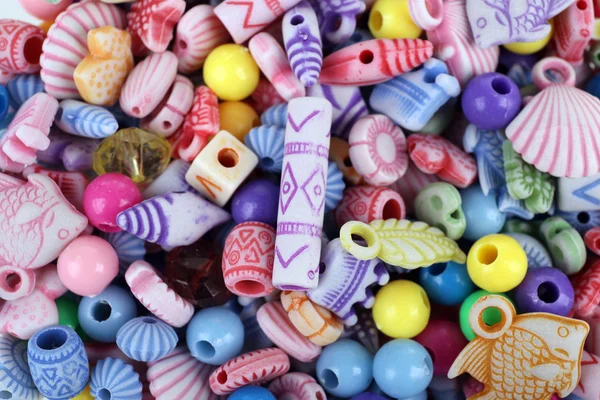 Color beads as background — Stock Photo, Image