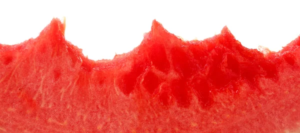 Fatia fresca de melancia, isolada em branco — Fotografia de Stock
