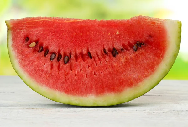 Fresh slice of watermelon, close up — Stock Photo, Image