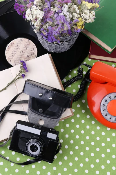 Retro stary telefon — Zdjęcie stockowe