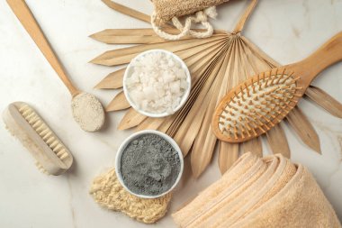 Spa tedavileri için aksesuarlar. Vücut bakımı