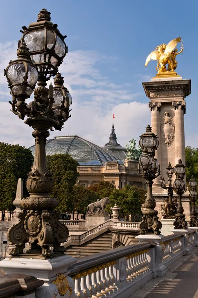 パリのアレクサンドル 3 世を橋します。 — ストック写真