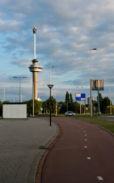 Torre de observação Euromast em Roterdão — Fotografia de Stock