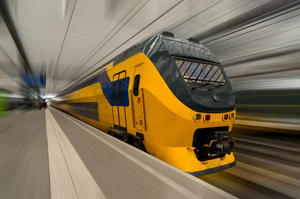 Comboio de alta velocidade em Países Baixos Imagens Royalty-Free