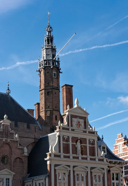 Tower of City Hall in Haarlem — Stock Photo, Image