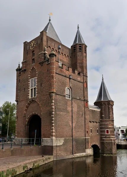 Torre velha da fortaleza em Haarlem Fotografia De Stock