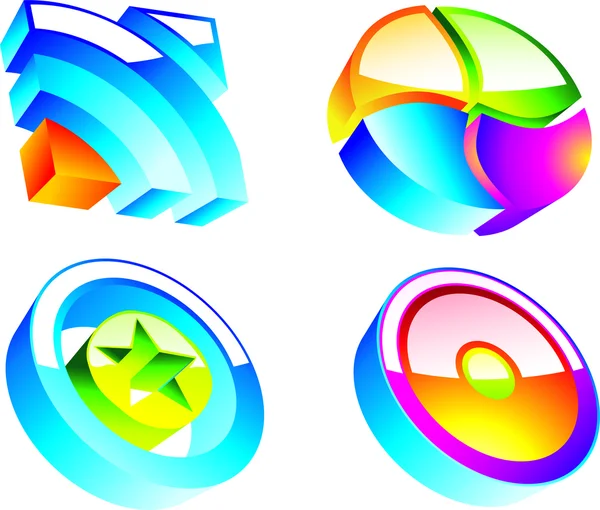 3d icons — Stock Photo, Image