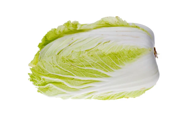 Beyaz izole taze yeşil salata — Stok fotoğraf