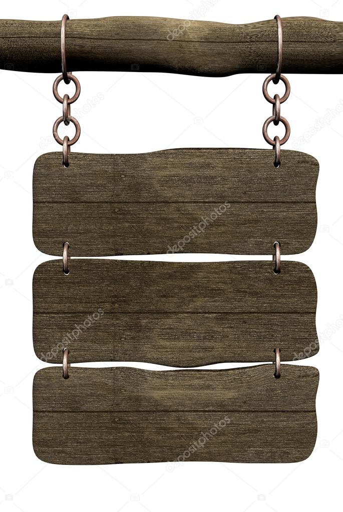 Wood Sign Board hanging with Rope