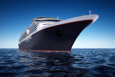 Cruise Gemi demirli deniz