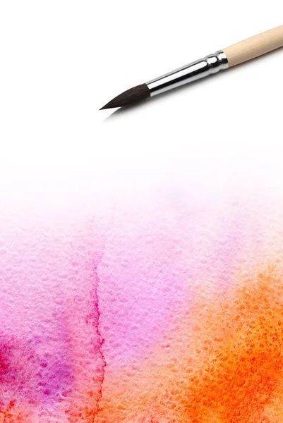 Brush and paint scratch — Stock Photo, Image