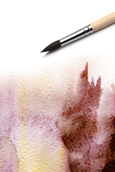 Brush and paint scratch — Stock Photo, Image