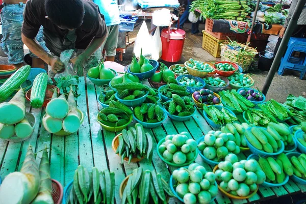 Mercado de turismo em Tailândia. — Fotografia de Stock