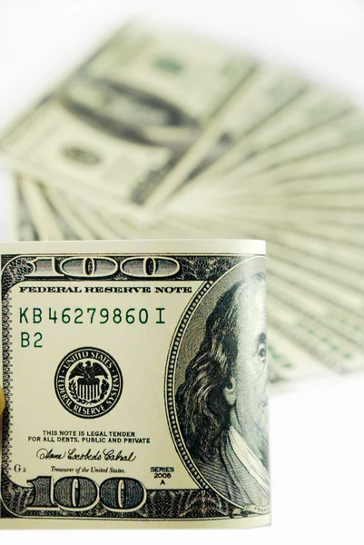 Dollars pile as background — Stock Photo, Image