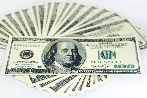 Dollars pile as background — Stock Photo, Image