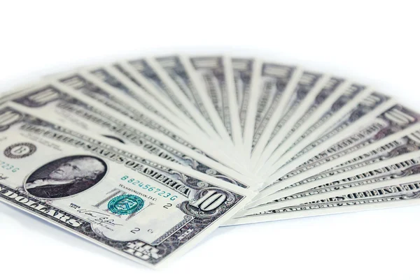 Dollars pile as background — Stock Photo, Image