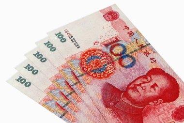 Chinese banknotes clipart