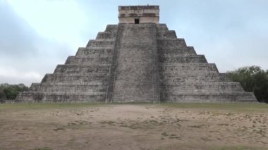 Chichen Itza Tapınağı Yucatan, Meksika.