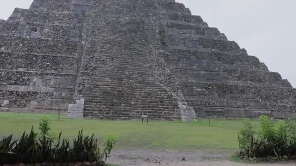 Будівля Храму Чічен Іца Юкатані Мексика — стокове відео