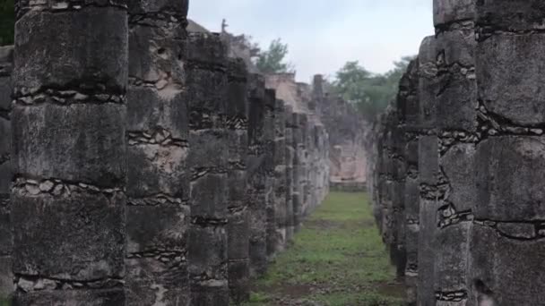 Tempio Chichen Itza Punto Riferimento Yucatan Messico — Video Stock