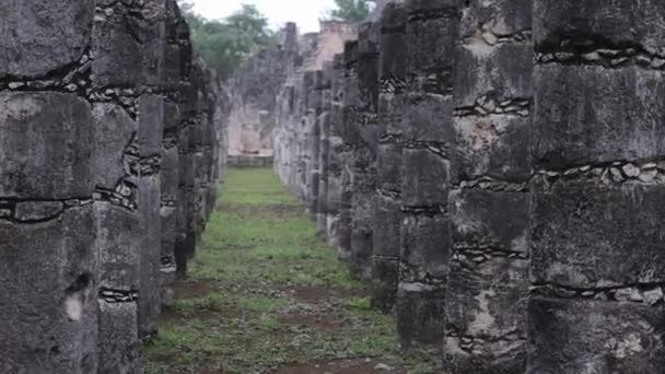 Храм Чичен Ица Юкатане Мексика — стоковое видео