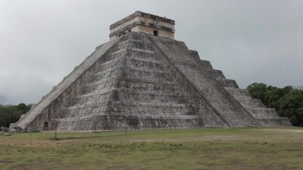 Templo Chichen Itza Marco Yucatan México — Vídeo de Stock