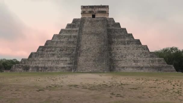 Храм Чичен Ица Юкатане Мексика — стоковое видео