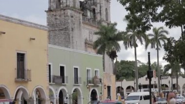 Meksika 'daki eski tarihi katedral