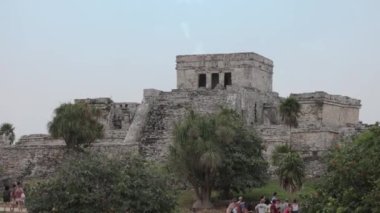 Meksika, Yucatan 'da Tulum Maya harabeleri.