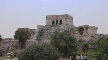 Meksika, Yucatan 'da Tulum Maya harabeleri.