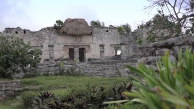 Meksika, Yucatan 'da Tulum Maya harabeleri.