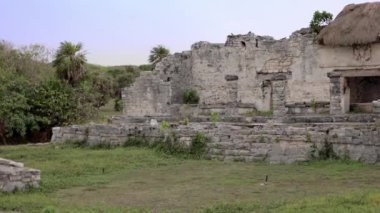 Meksika, Yucatan 'da Tulum Maya harabeleri.