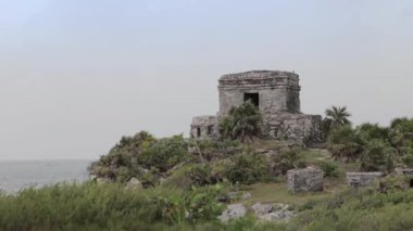 Meksika, Yucatan 'da Tulum Maya harabeleri.