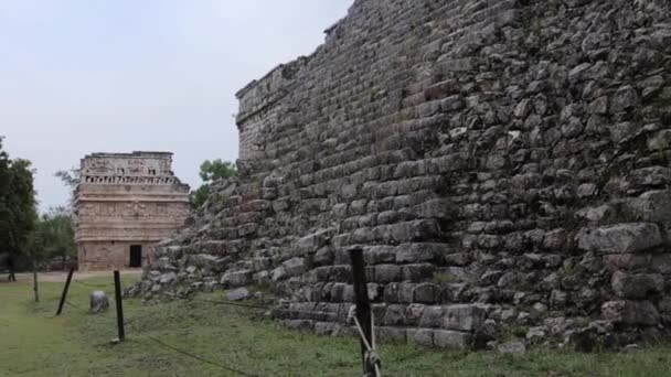 Chichen Itza Templets Landmärke Yucatan Mexiko — Stockvideo