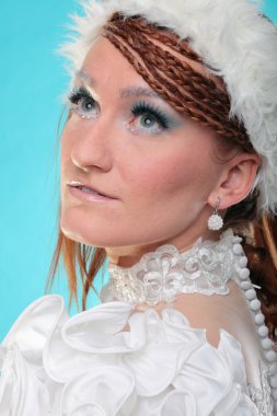 kar kraliçesi elbise güzel zencefil