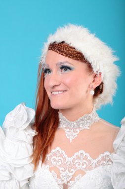 kar kraliçesi elbise güzel zencefil