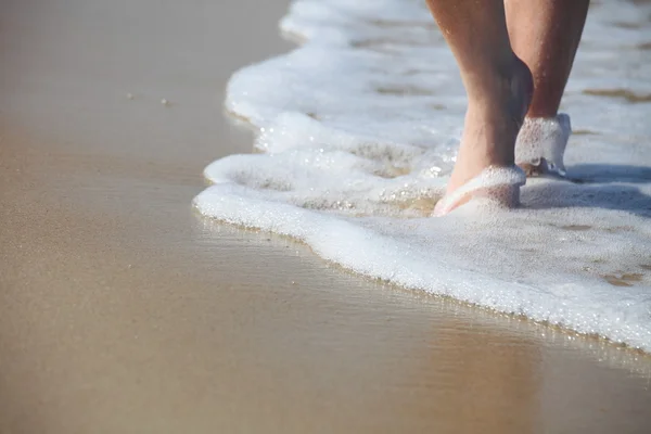 Nice legs in water — Stock Photo, Image