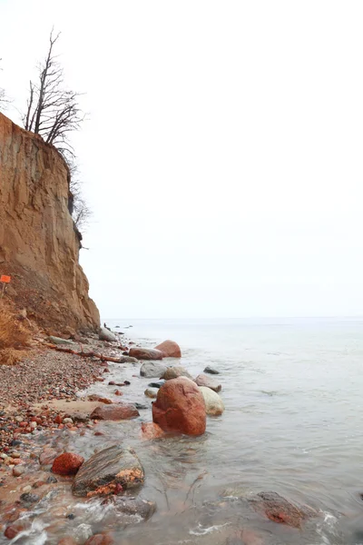 Autumn cliff in Orlowo, Gdynia Poland — Stock Photo, Image