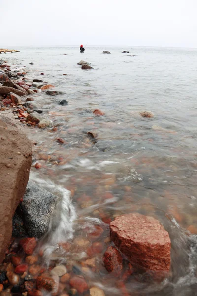 Fisherman Stones in sea water autumn — Stock Photo, Image