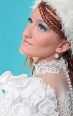 kar kraliçesi elbise güzel zencefil