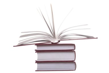 izole kırmızı kazık kitap
