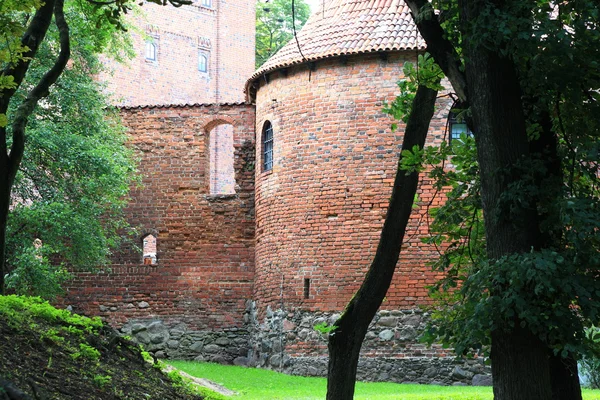 Polonia viejo castillo Nidzica — Foto de Stock