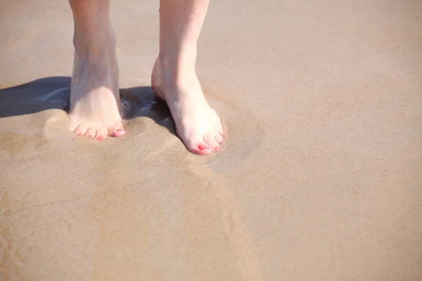 Nice legs in water — Stock Photo, Image