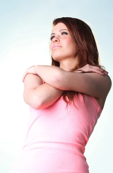 Mulher atraente Jovem menina — Fotografia de Stock