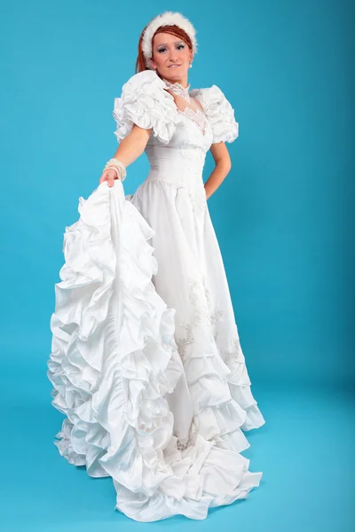 A ruha a Hókirálynő gyönyörű gyömbér — Stock Fotó